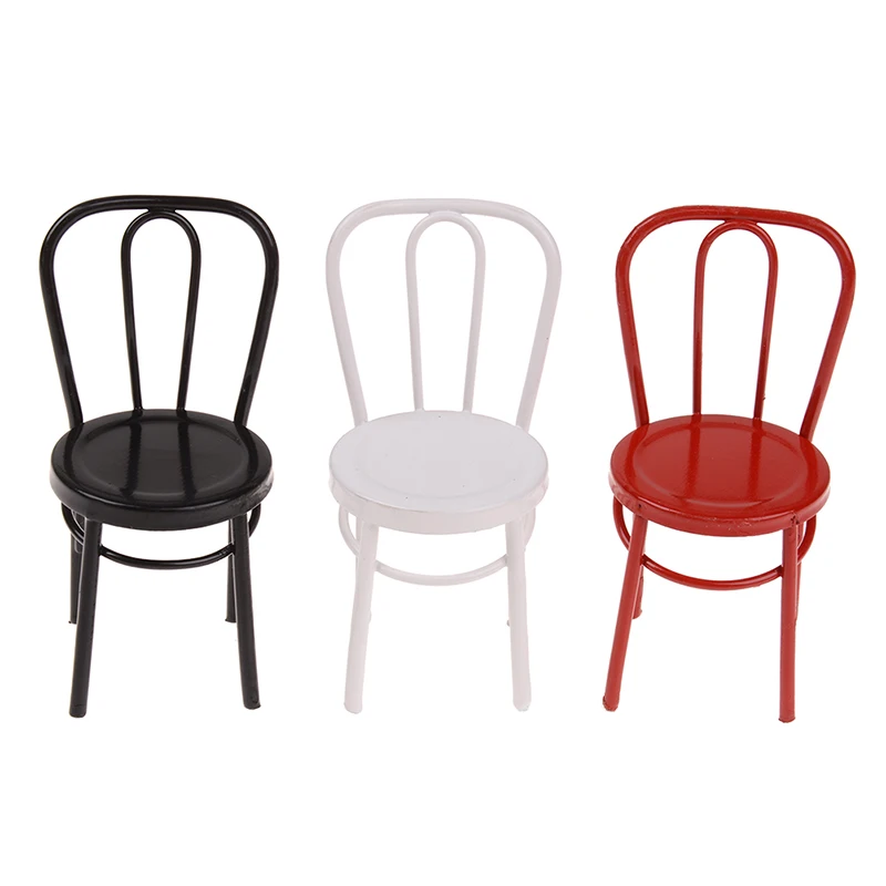 3 цвета мебель для кукол мини стул игрушки детей кукольный домик Миниатюрный 1:12