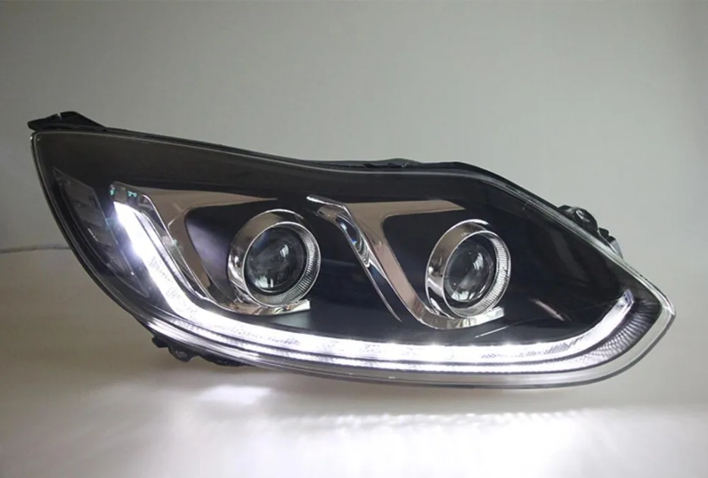 Светодиодные фары для Ford Focus 2012-2014 2 шт. светодиодный льные светодиодные двойные