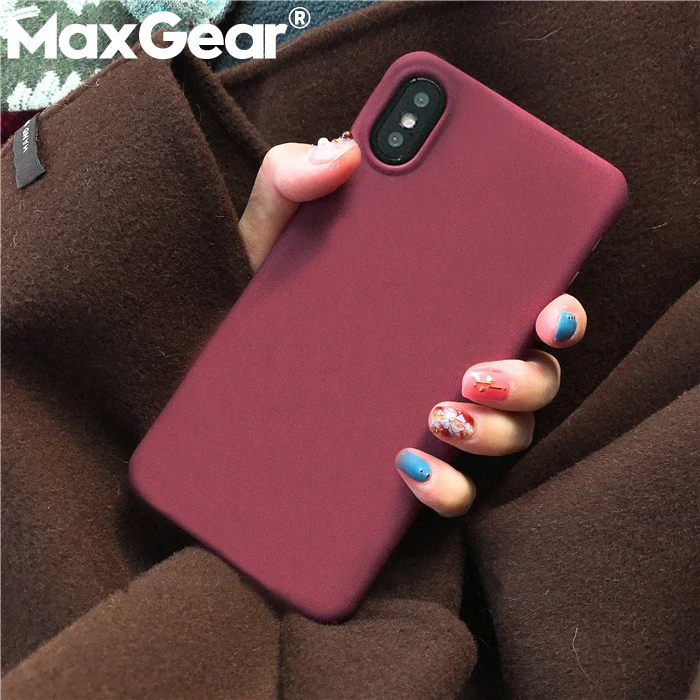 Ультратонкий матовый Мягкий ТПУ чехол-накладка из песчаника для iphone X 8 7 6 6S Plus 6s |