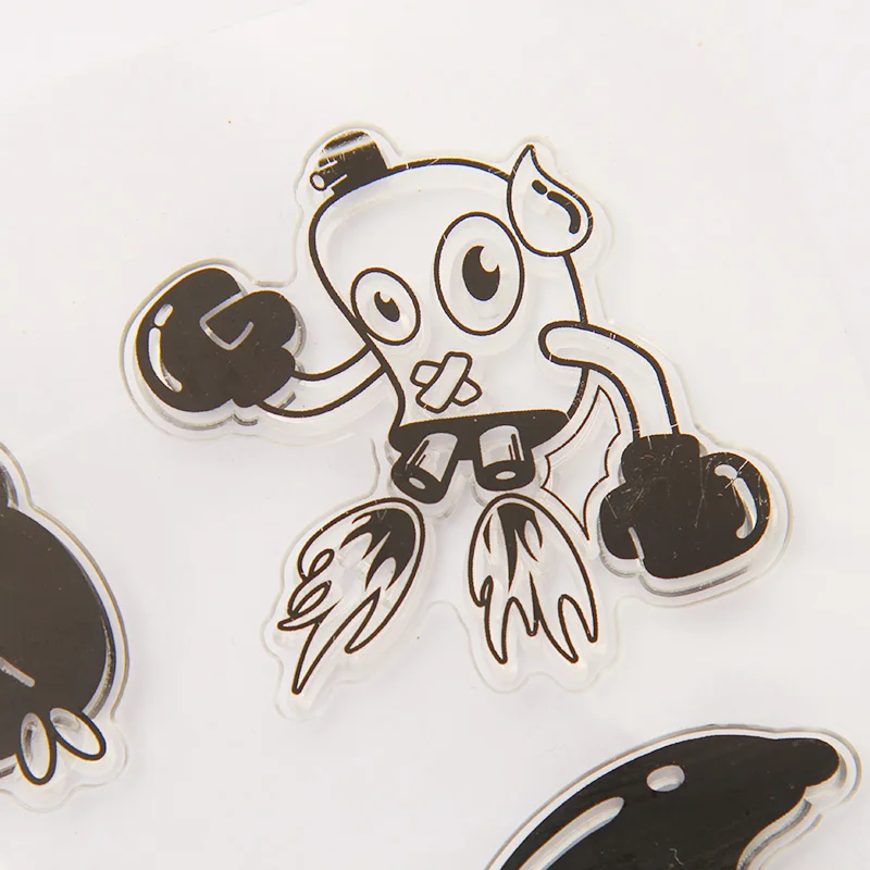 Винтажный мультяшный ET прозрачный силиконовый штамп для скрапбукинга Сделай Сам