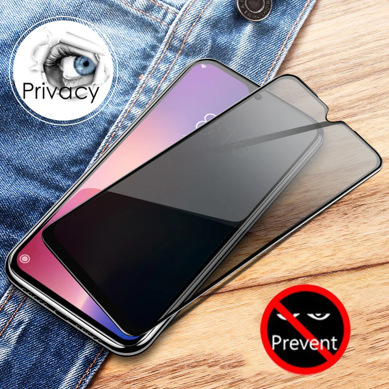 Полная защита экрана для OPPO A3s A5 A5s A7 A7x A8 A9 A31 A91 2020 A9X A11 A11X A52 A83 A92s Анти шпион 9H