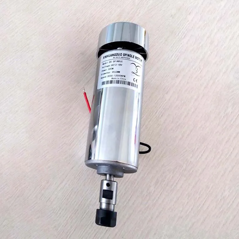 500W Spindle 200 Вт/300 Вт/400 Вт/500 Вт Шпиндельный двигатель шпинделя гравировального станка с воздушным охлаждением ЧПУ шпиндель постоянного тока с ЧПУ гравировальный станок ER11 3,175 мм - Цвет: 500W Spindle