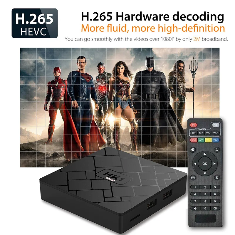 XGODY HK1 Мини Смарт ТВ коробка Android 8 1 RK3229 четырехъядерный 2G + 16G телеприставка WIFI 2 4G
