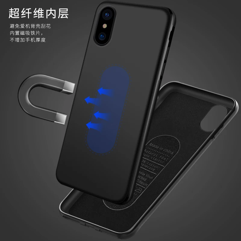 Магнитный автомобильный чехол-держатель для iPhone 11 Pro Max/11 Pro, силиконовый чехол из ТПУ на магните для iPhone XR XS Max X 8 7 6S Plus, металлическая пластина