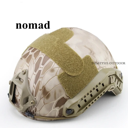 nomad 54-62 см полузакрытые защитные тактические страйкбольные шлемы для охоты на открытом воздухе Wargame CS военная стрельба Пейнтбол шлем боевой - Цвет: nomad