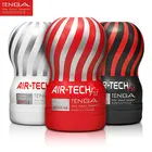 Мужской мастурбатор TENGA AIR-TECH, многоразовая Вакуумная чашка, Эротическая Вагина для взрослых, настоящая киска, секс-игрушки для мужчин