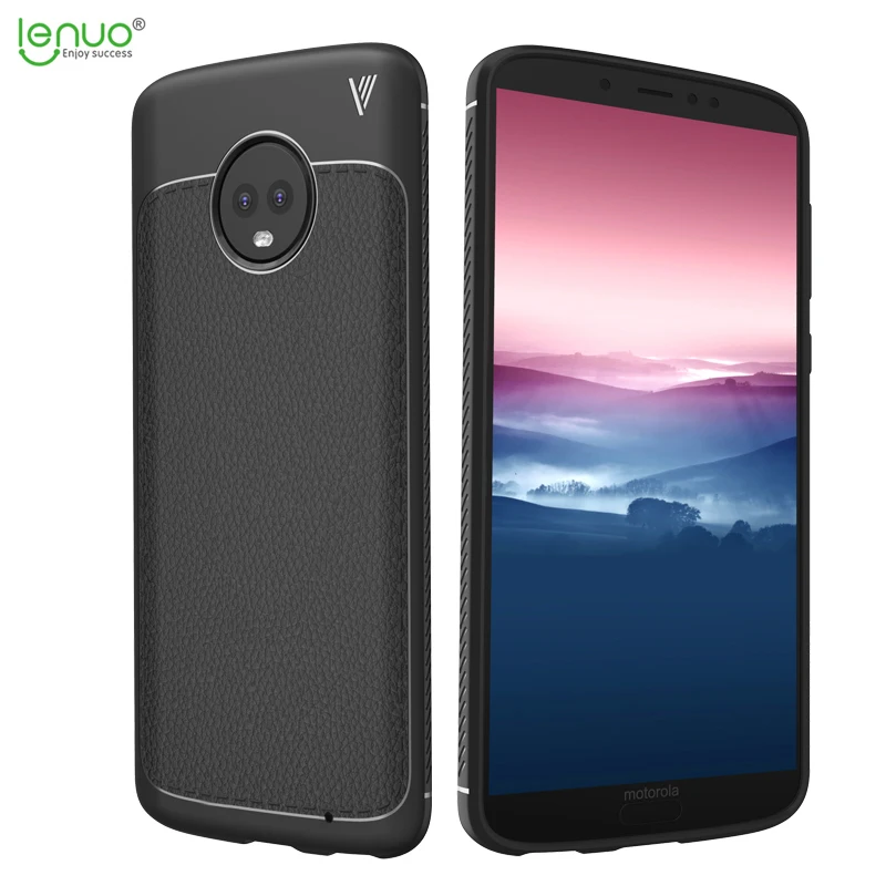 Lenuo СПС MOTO G6 случае Plus Le- Противоударный роскошные силиконовый чехол для Motorola плюс