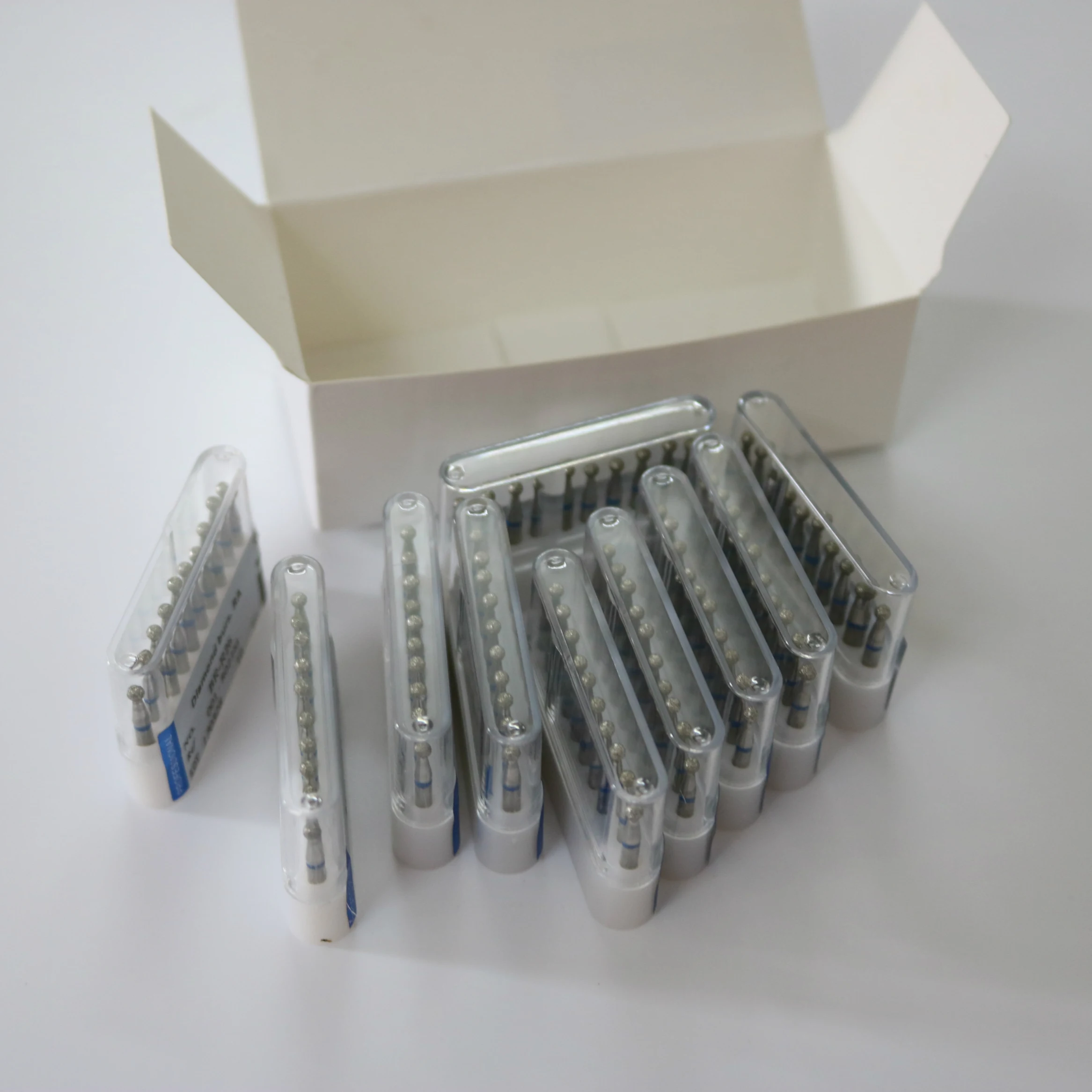 100 шт. стоматологическое лабораторное Инструменты Набор алмазных боров для