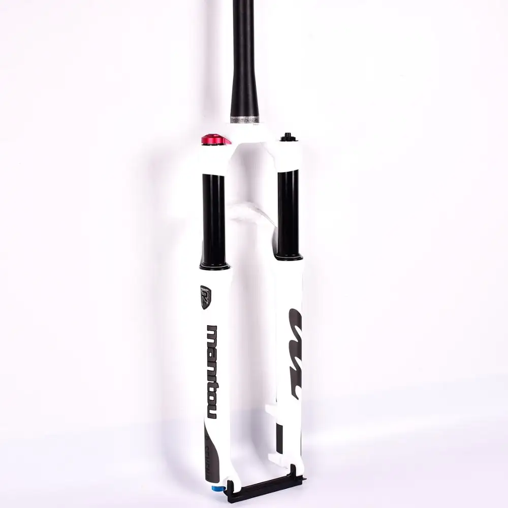 Велосипедная вилка Manitou R7 PRO, 26, 27,5 дюймов, для горного велосипеда MTB, воздушная вилка, матовая черная подвеска, pk Machete COMP, Marvel,, 1560 г - Цвет: 27.5 white Cone