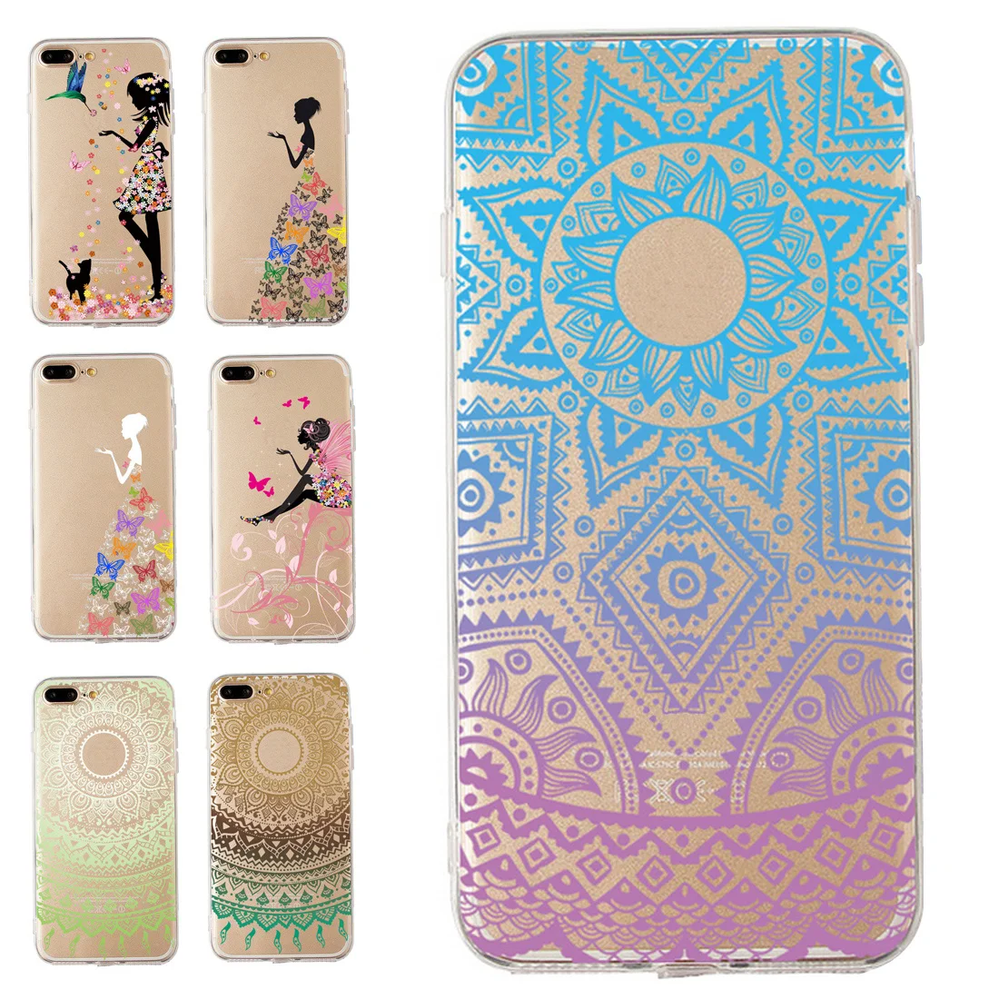 Centechia Модный чехол для мобильного телефона из ТПУ с тиснением iphone6/6 s 6splus iphone7