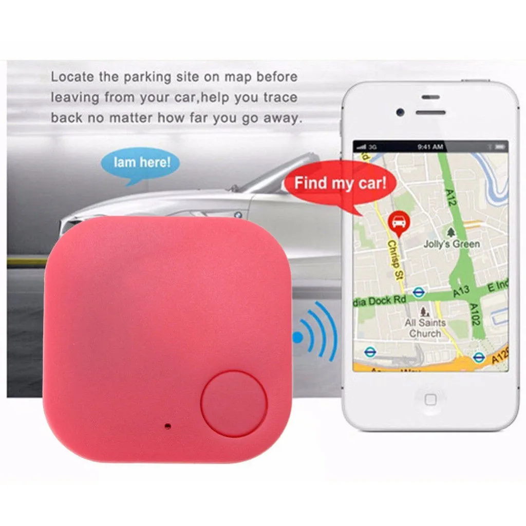 Франшиза 4 шт Смарт GPS локатор Локатор питомца трекер Bluetooth ключ Finder беспроводной