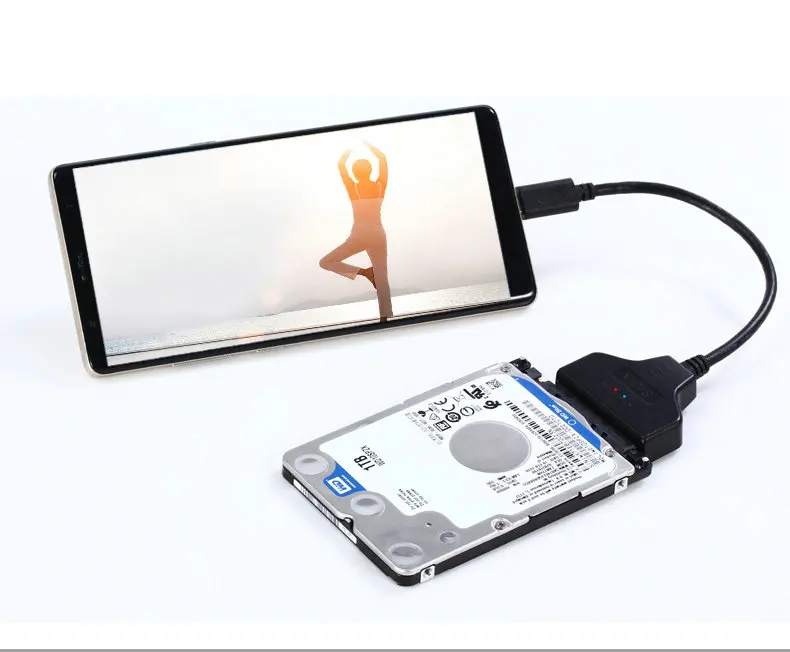 100 шт. кабель конвертер USB 2 5 Type c на SATA 7 + 15pin|Кабели передачи данных| |