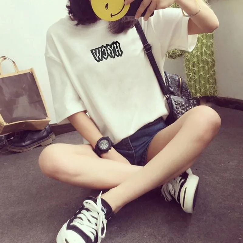 Футболка женская с коротким рукавом и принтом|tee top|women t-shirtshort sleeve |