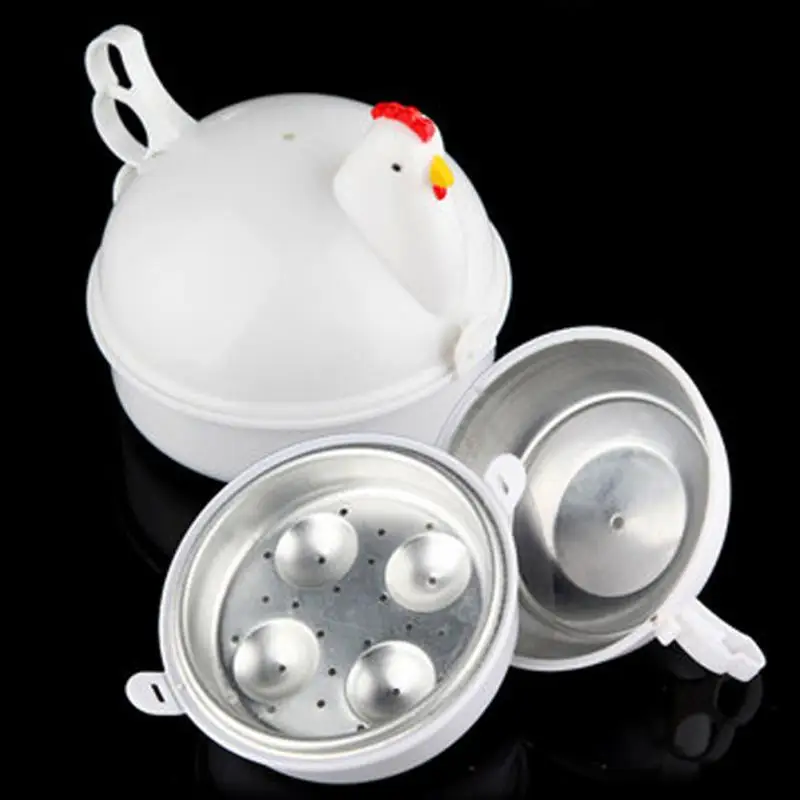 NEW Chicken Shaped Microwave Eggs Boiler Cooker Kitchen Cooking Appliances Steamer Home Tool | Дом и сад