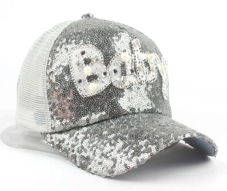 Унисекс Gorras модная повседневная Кепка для девочек, бейсбольная кепка с горячим сверлом и стразами, Детские кепки в стиле хип-хоп