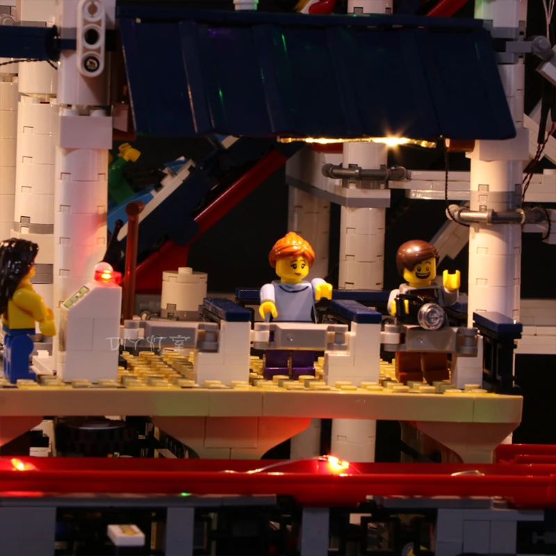 Набор со светодиодсветильник кой для Lego 10261 совместимый с 15039 забавные