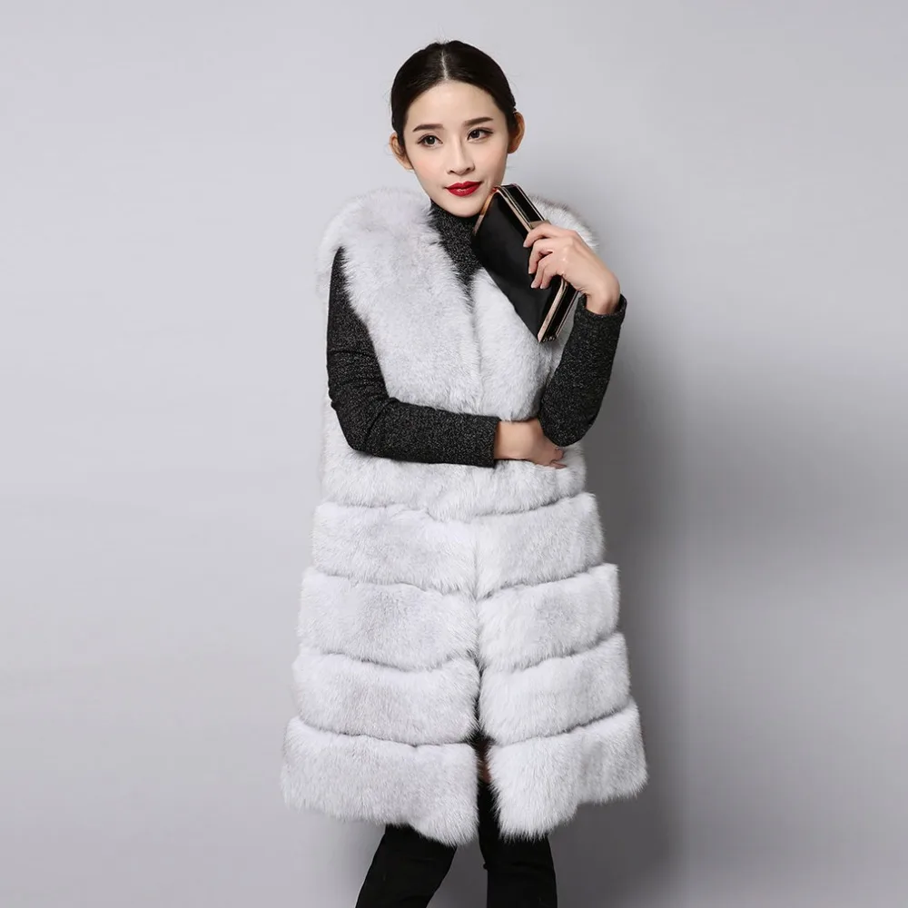 Fur Story 152129 роскошный модный дизайн Женская Тройная одежда жилет из натурального