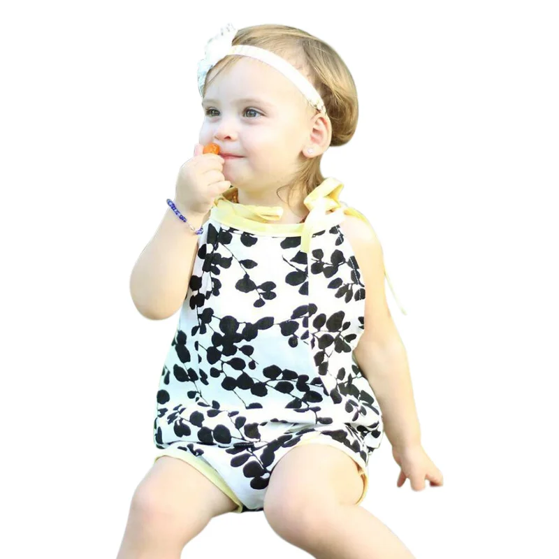 Летняя брендовая одежда для маленьких девочек с принтом 2017 комплект из майки и