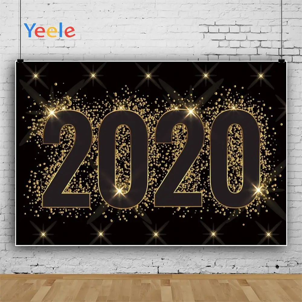 Yeele 2020 новый год семья боке Блестящий Фон для фотосъемки персонализированные