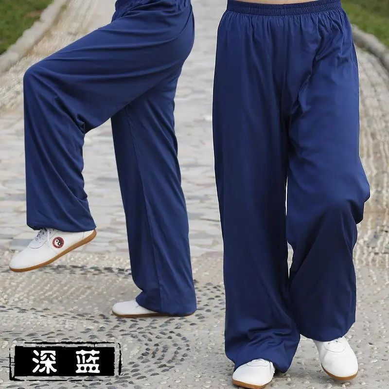 Tai chi Брюки шаровары для мужчин и wo мужчин стиль Тай Чи одежда штаны для йоги Весна и лето хлопковые тренировочные трусики - Цвет: Многоцветный