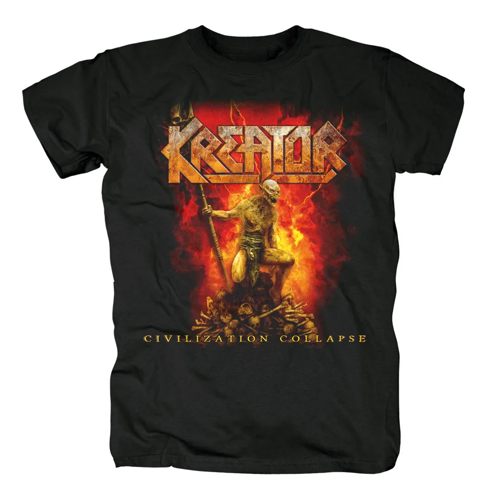 style3 Bloodhoof KREATOR TESTAMENT SOUL OF BLACK TOUR металлическая хлопковая Футболка Азиатский размер - Цвет: style3