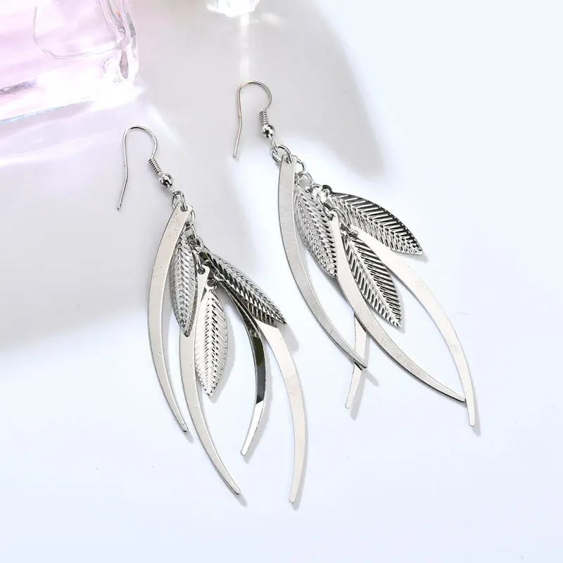 Женские Висячие серьги ZCHLGR длинные висячие в богемном стиле Модная бижутерия