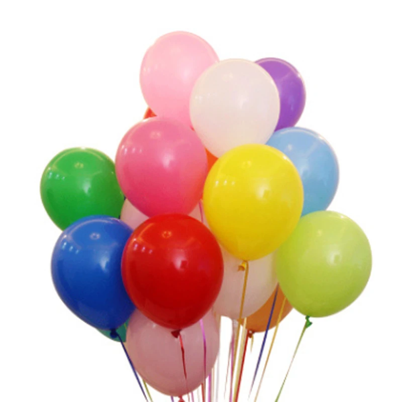 100 шт/упаковка латексный круглый воздушный шарик Вечеринка день рождения