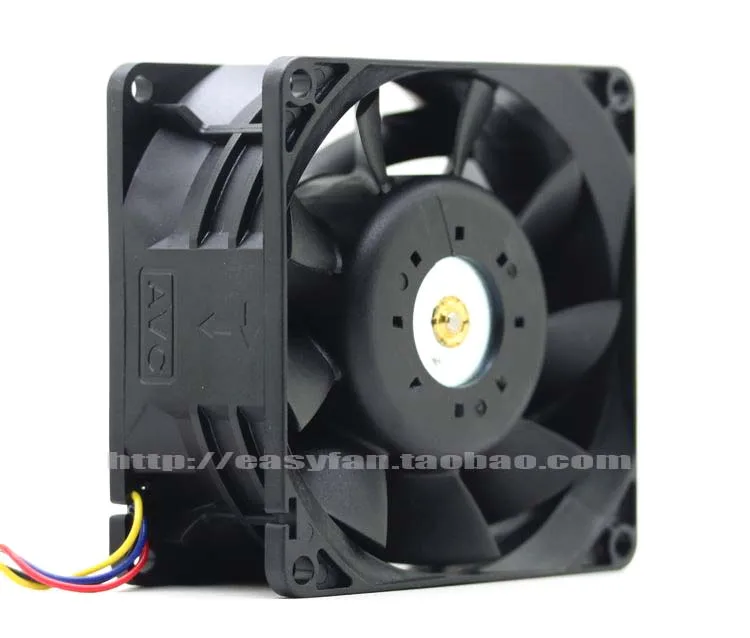 Новый AVC 2B08038B48U 8038 8CM 48V 0.58A PWM вентилятор охлаждения с двумя шарикоподшипниками |
