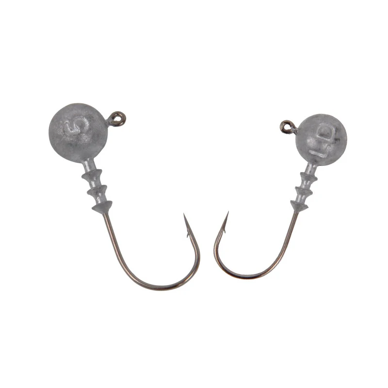 5 шт./лот Sharp Рыболовные Крючки с Ведущий Голову Разъем Колючей Одной Рыболовный