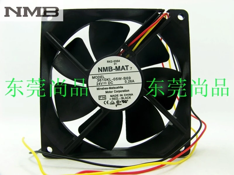 Для NMB 3610KL 05W B69 9225 DC24V 0.26A блок питания охлаждающий вентилятор|powered cooling|cooling fanfan cooling
