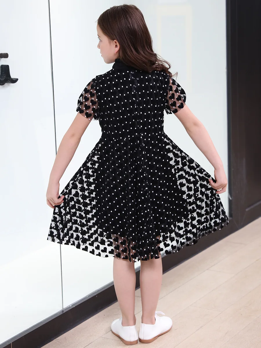 Детское платье для девочек детская одежда с короткими рукавами летние платья