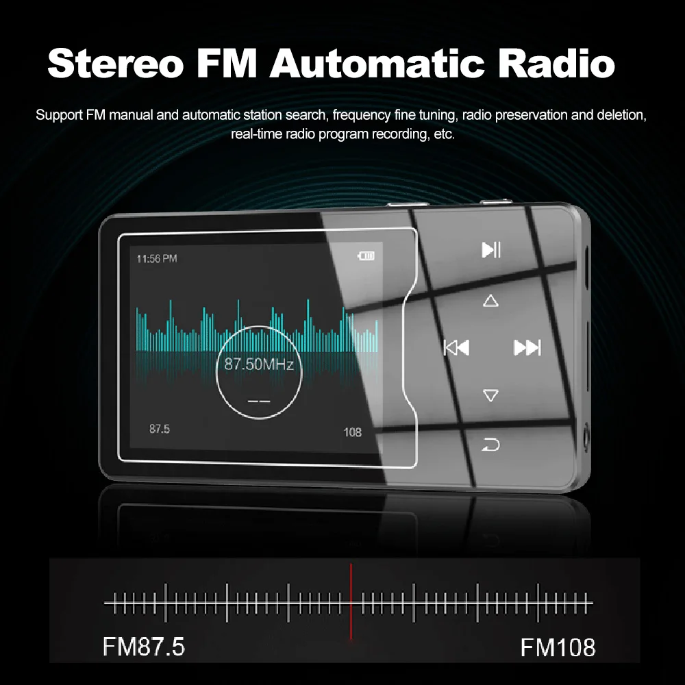 Портативный Hi Fi C03 16 Гб Встроенный динамик Lossles музыкальный плеер 2 4 дюйма