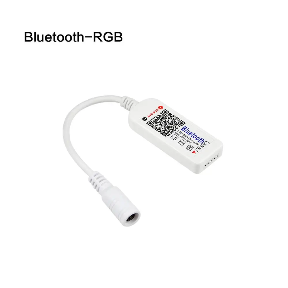 Bluetooth Only 12 В светодиодные ленты свет RGB контроллер 44/24 ключи Wi Fi Bluetooth светодиодный контроллер для 2835 5050 светодиодные ИК беспроводной отдаленных - Испускаемый цвет: Bluetooth Only