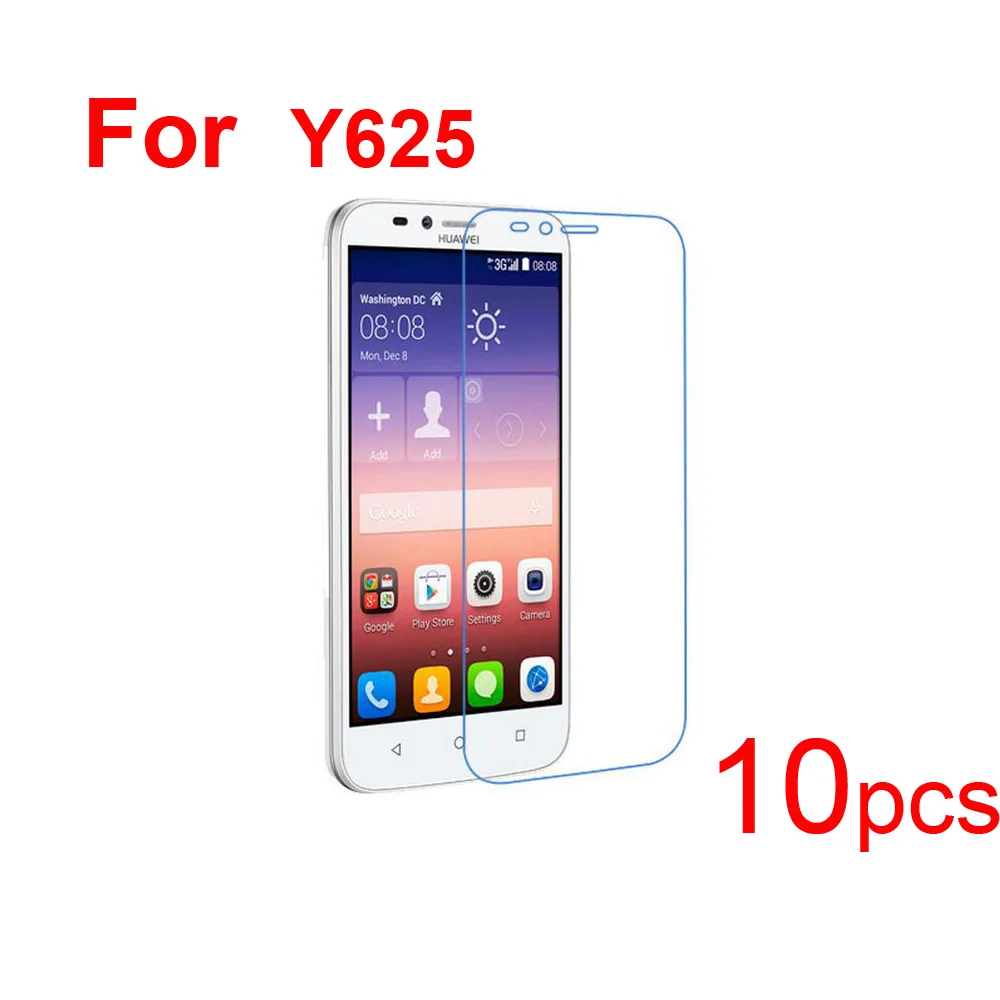 10 шт./лот Защитные пленки Гвардии Крышка Защитная Пленка для Huawei Y625 LCD Глянцевый