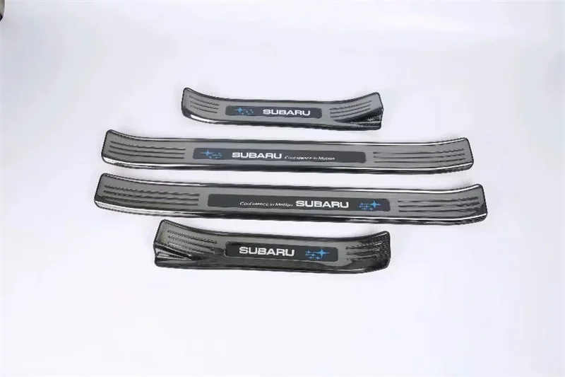 Нержавеющая сталь Авто Стайлинг автомобиль Добро пожаловать педали внешний автомобиль Накладка порога Накладка специально для Subaru XV