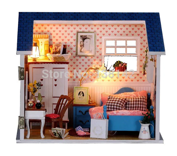&quotСделай сам&quot для мальчика спальня миниатюрный куклы кукольного домика дом