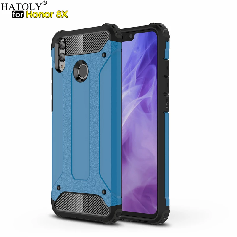 Чехол HATOLY для huawei Honor 8X сверхпрочный защитный тонкий жесткий резиновый чехол