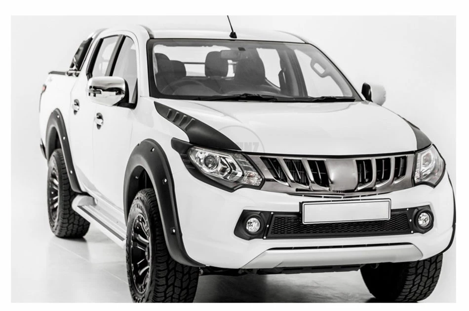 Черная наклейка с боковой крышкой для MITSUBISHI Montero PAJERO SPORT Shogun Triton части ABS автомобильные аксессуары YCSUNZ