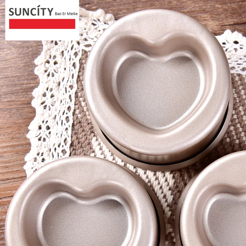 В форме сердца с антипригарным покрытием из металла 3d формы для выпечки кекса