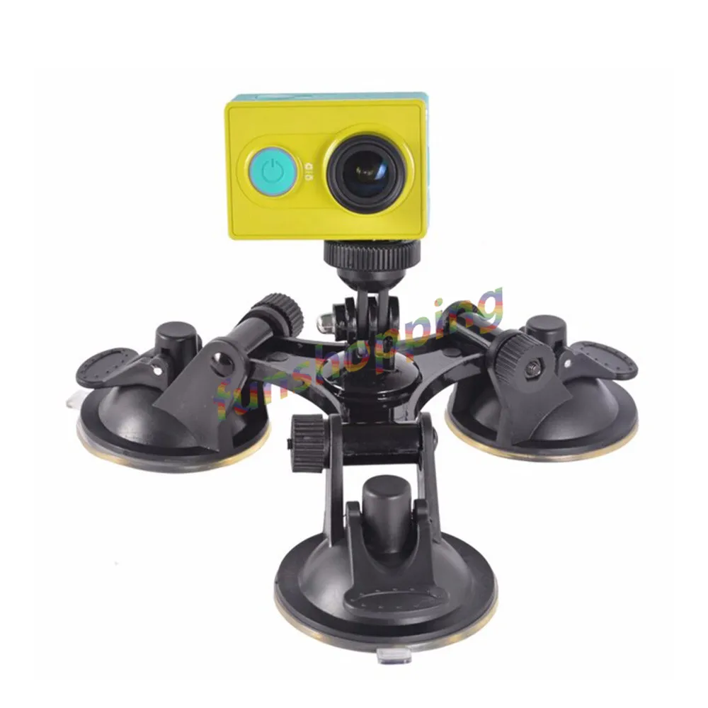 Новинка тройное вакуумное крепление на лобовое стекло автомобиля присоске Fat Gecko