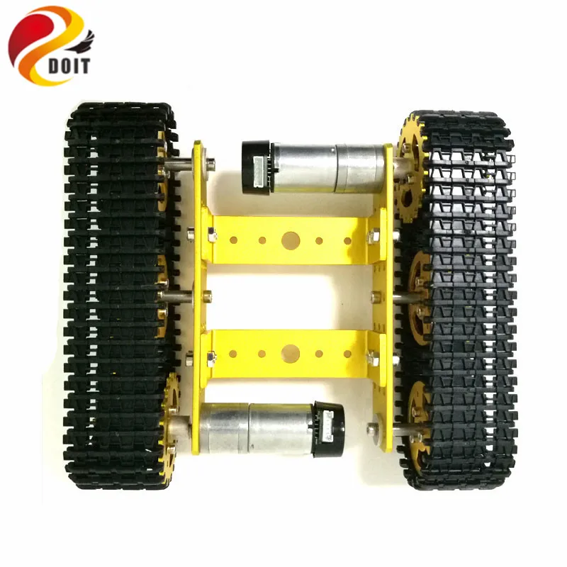 DOIT модель металлического танка гусеничный робот шасси автомобиля Diy трек