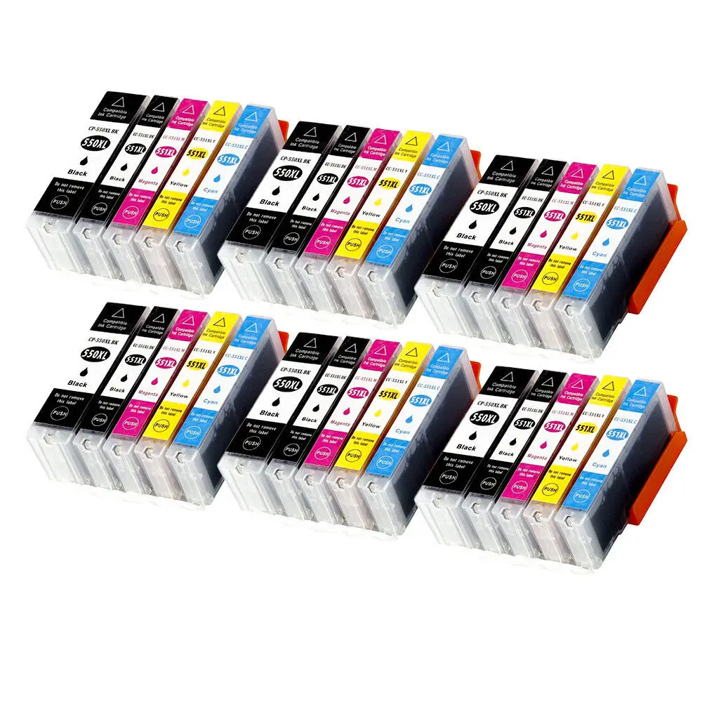 Совместимый 550 чернильный картридж PGI PGI550 CLI551 для Canon PIXMA IP7250 MG5450 MX925 MG5550 MG6450