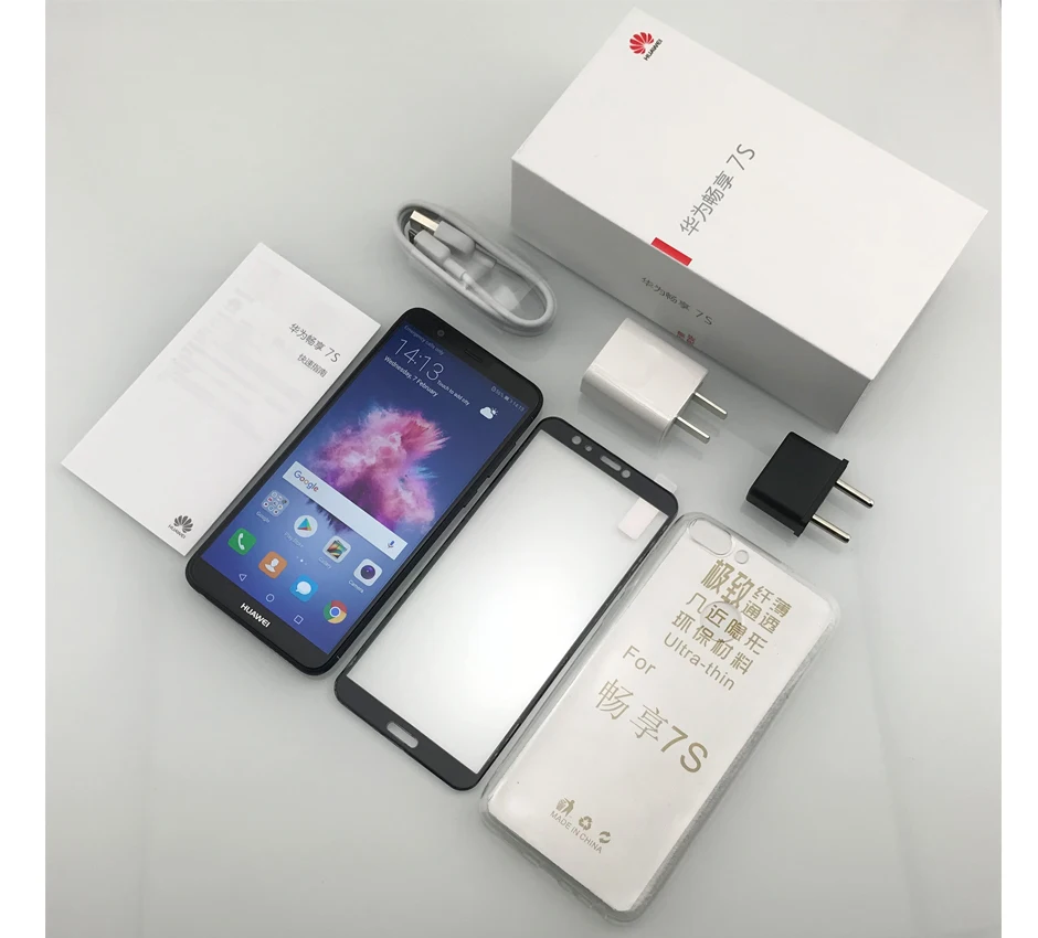 HuaWei Enjoy 7S P смартфон с восьмиядерным процессором ОЗУ 4 Гб ПЗУ 64 ГБ Android 8 0|Смартфоны|