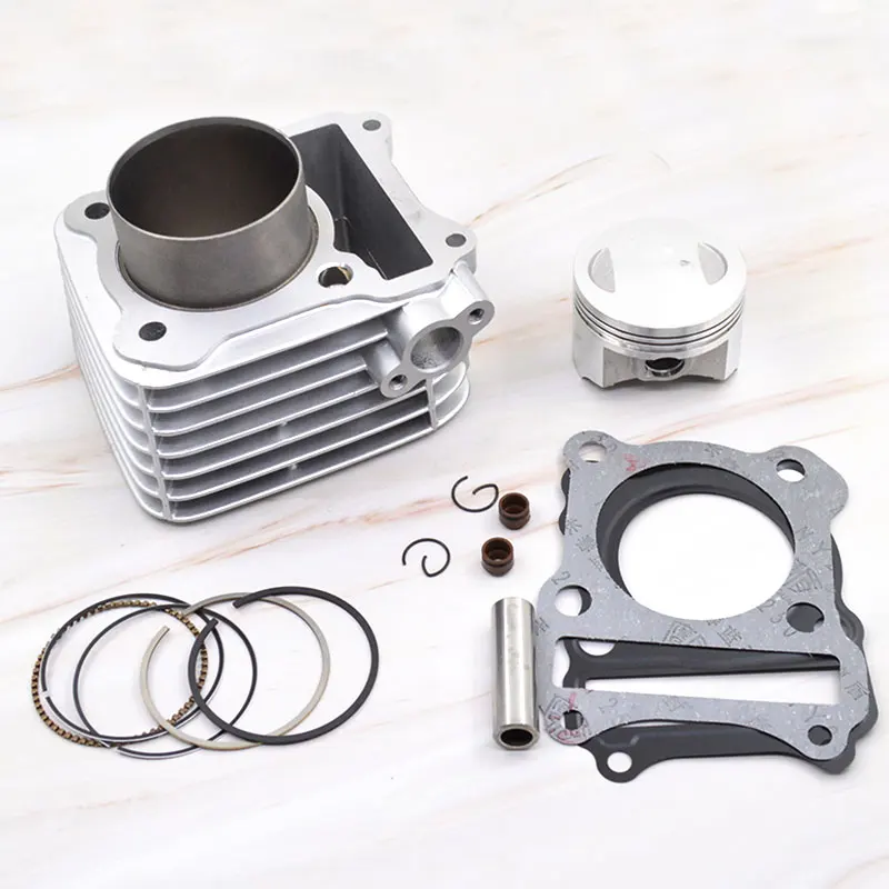 Задний/Серебряный STD большой диаметр 125cc 150cc для KEEWAY RKV125 RKS125 RKV RKS 125 EGR мотоцикл цилиндр поршневая прокладка ремонтный комплект - Цвет: 150cc silver barrel