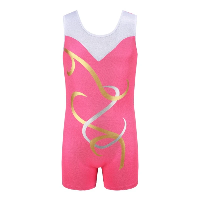 Детский гимнастический комбинезон без рукавов для акробатических танцев | Спорт