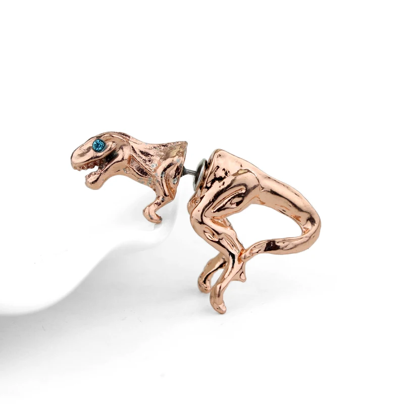 Харадзюку панк готика стиль Парк Юрского периода Кристалл 3D динозавр зажим