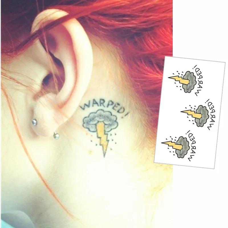 SHNAPIGN 25 стилей мини временная татуировка боди арт дизайн в виде облака грибов