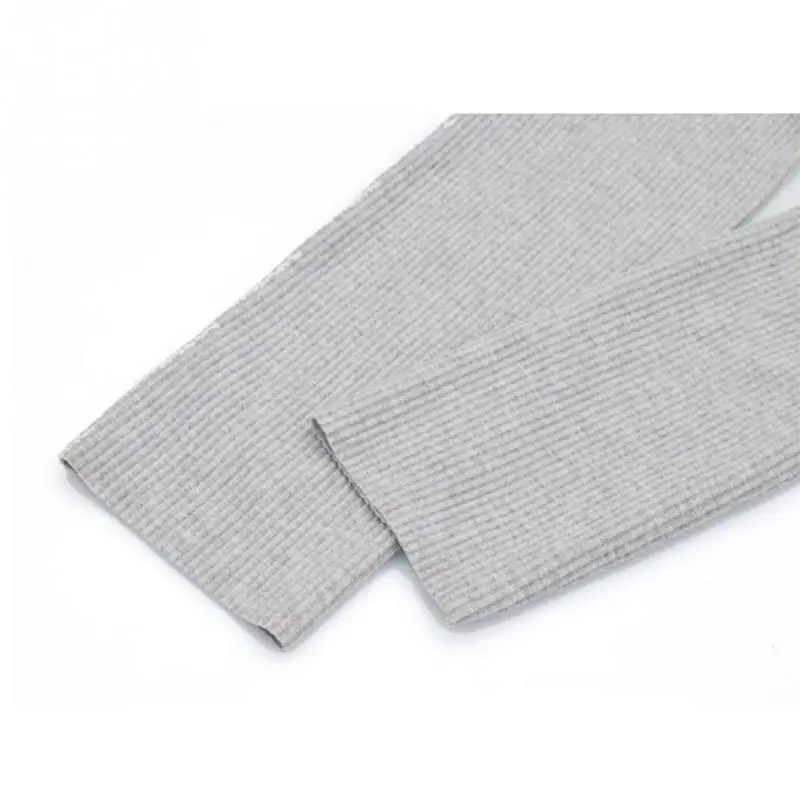 Новинка осенние и зимние хлопковые леггинсы 9/10 тонкие плотные однотонные теплые