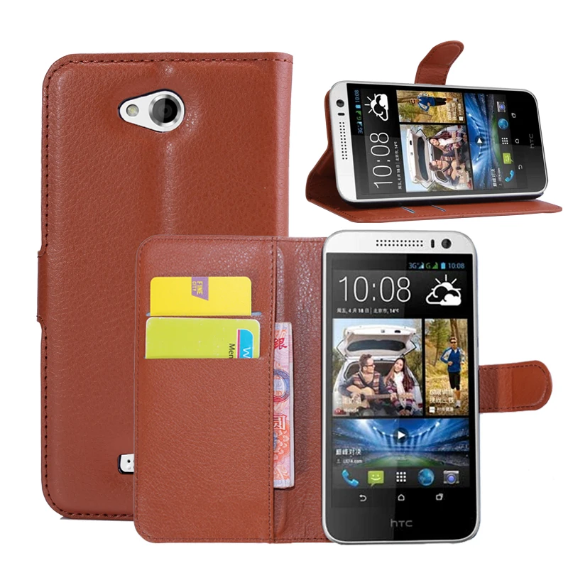 Роскошный чехол из искусственной кожи с фоторамкой для HTC Desire 616 кошелек откидной