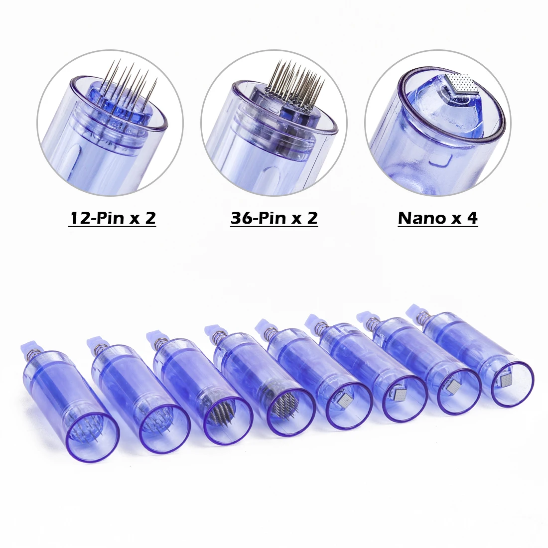 Electric Micro Needling Pen Skin Tightening Remove Scar Reduce Wrinkles Scar Marks Removal Device Skin Dr Pen with 8pc Cartridge